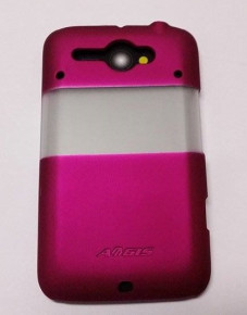 Твърд гръб за HTC Cha Cha тъмно розов